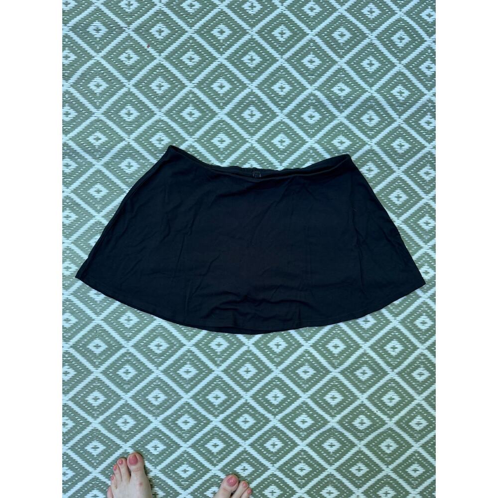 NWT Skims Smooth Lounge Mini Skort (Obsidian)